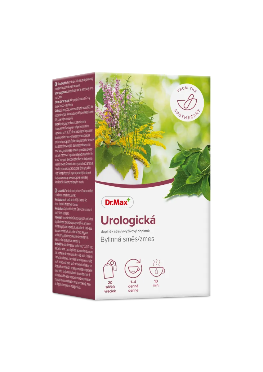 Dr. Max Urologická bylinná zmes 1×30 g, nálevové vrecúška, 20×1,5 g