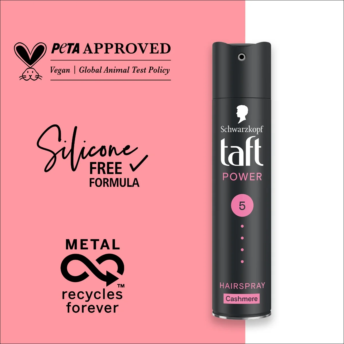 Schwarzkopf Taft Power Cashmere lak na vlasy 1×250 ml, lak na vlasy