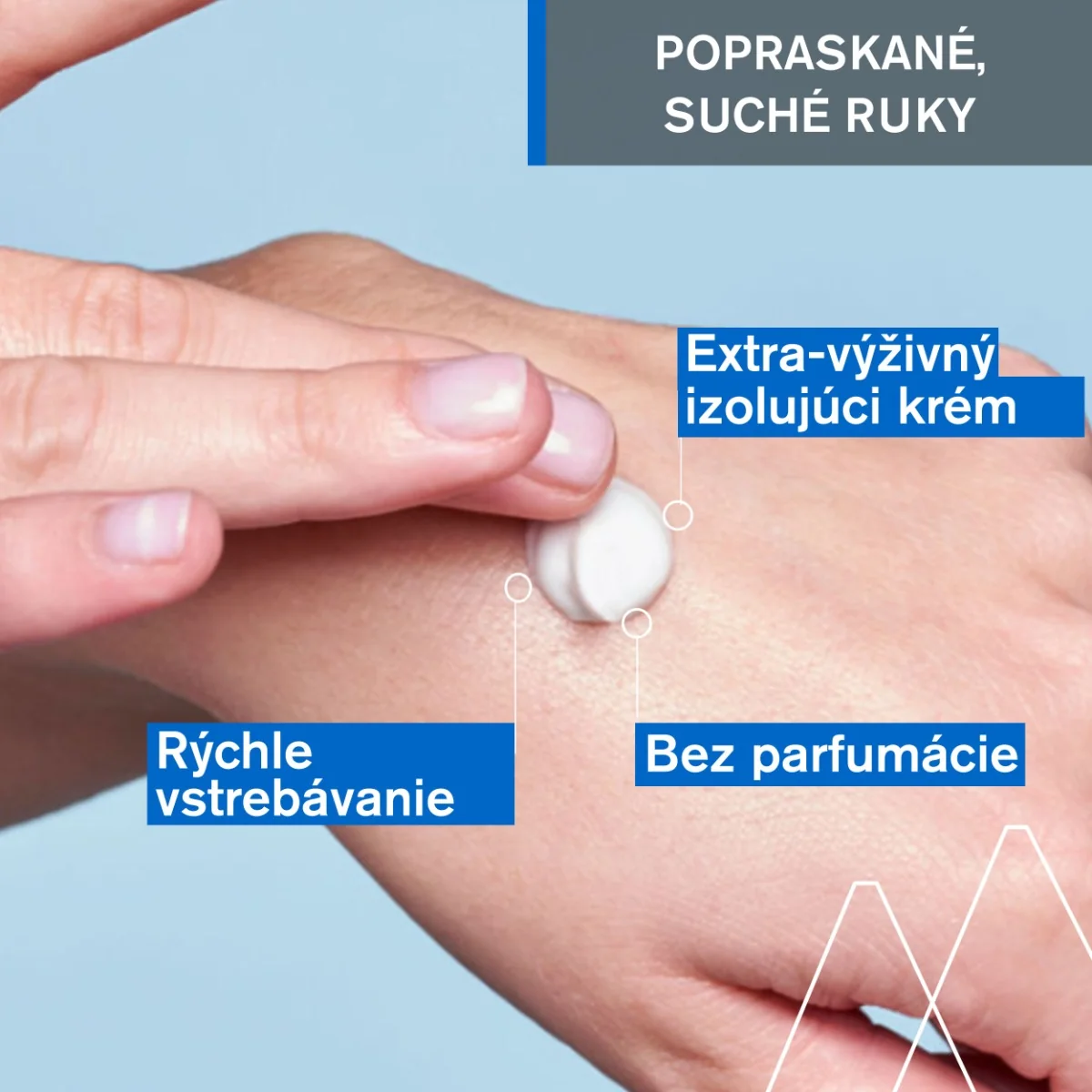 URIAGE BARIÉDERM Insulating Repairing Hand Cream, 50ml 1×50 ml, regeneračný krém na ruky