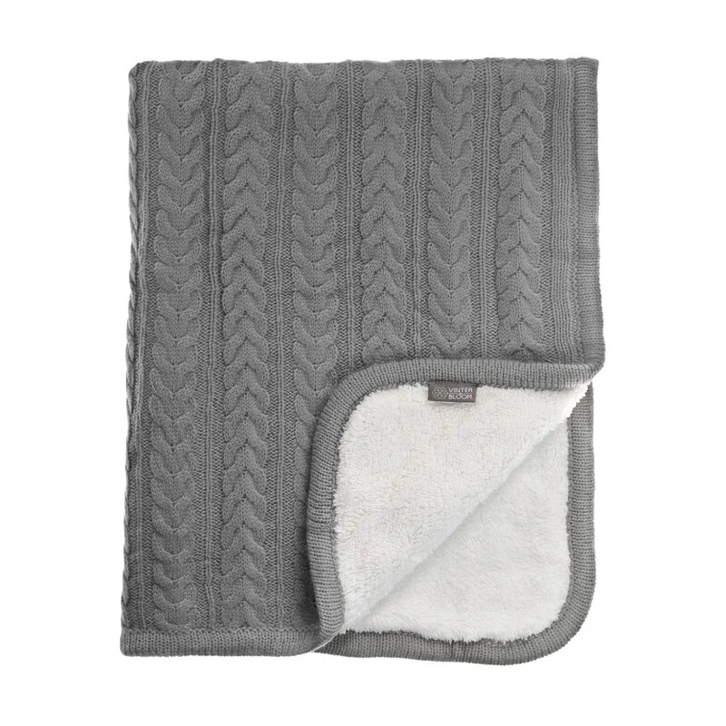 VINTER & BLOOM - Deka Cuddly Dove Grey 