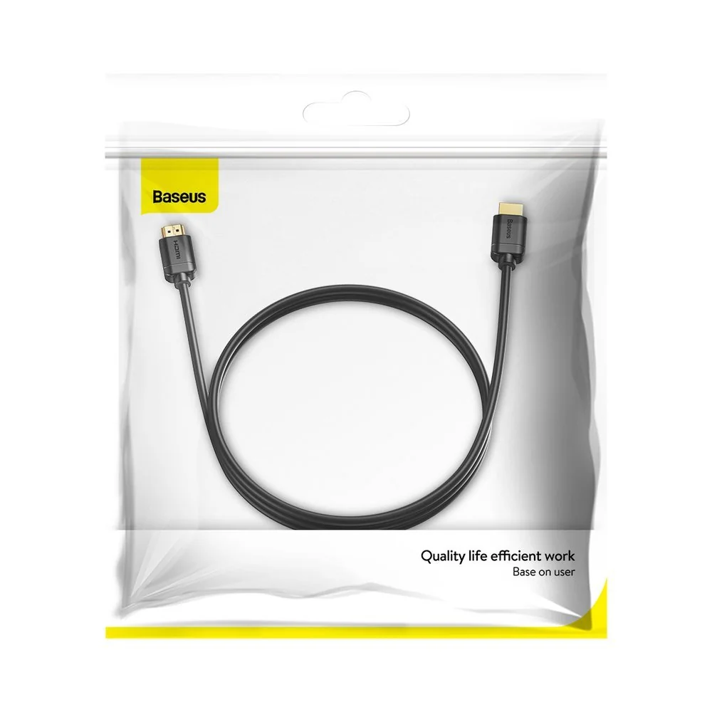 Baseus kábel HDMI 2.0 4K 3D 2m, čierny 