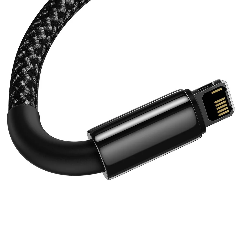 Baseus Tungsten kábel USB / Lightning 2.4A 1m, čierny 