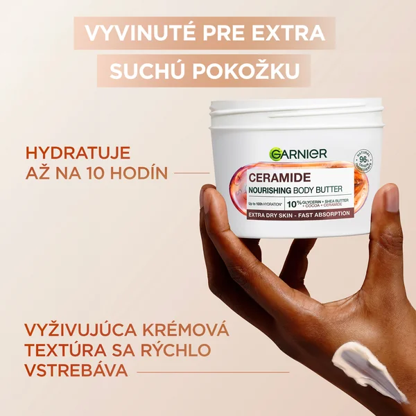 Garnier Body Superfood telový krém s kakaovým maslom 1×380 ml, telové maslo