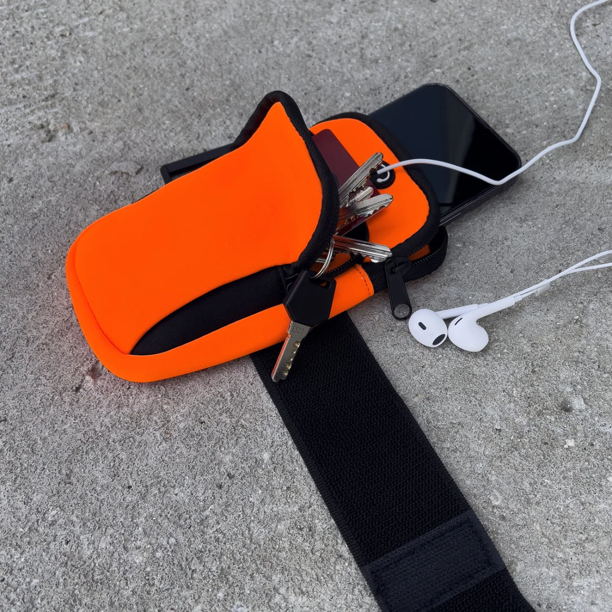 MG Running Armband bežecké puzdro oranžové