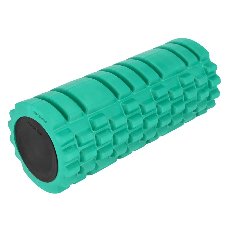 SPOKEY - MIX ROLL Masážny fitness valec 2v1, 33 cm, zelený 