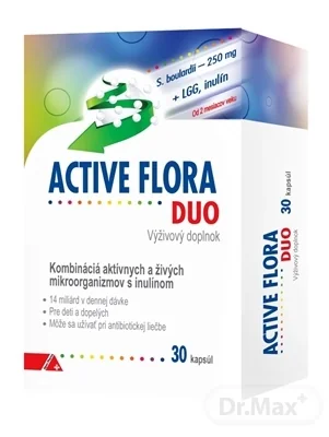 ACTIVE FLORA DUO, 30 cps 1×30 cps, výživový doplnok