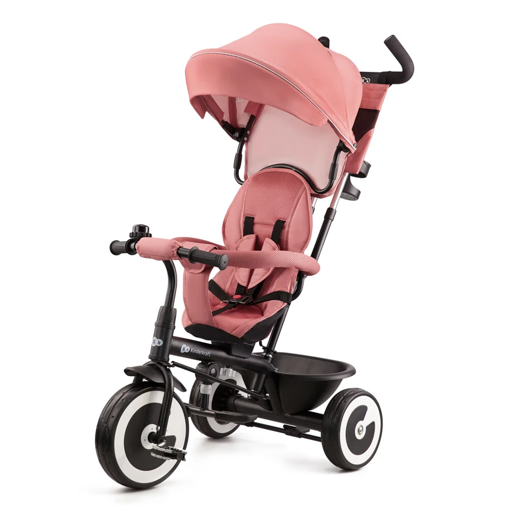 KINDERKRAFT Trojkolka Aston Rose pink 1×1 ks, trojkolka