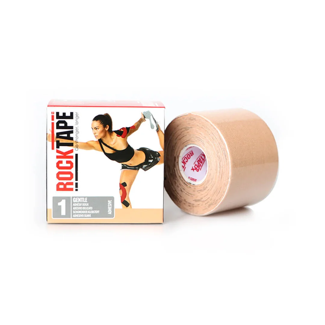 RockTape pre citlivú pokožku 5cm x 5m hnedá