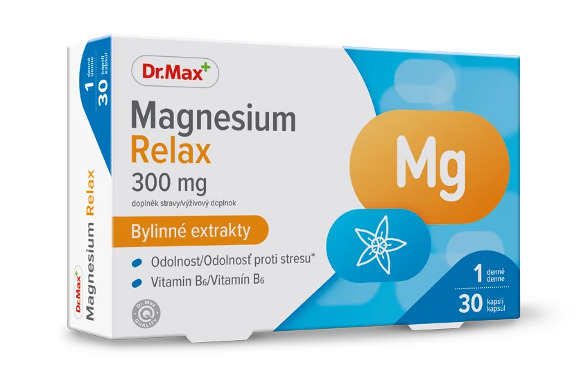 Dr. Max Magnesium Relax 1×30 cps, výživový doplnok