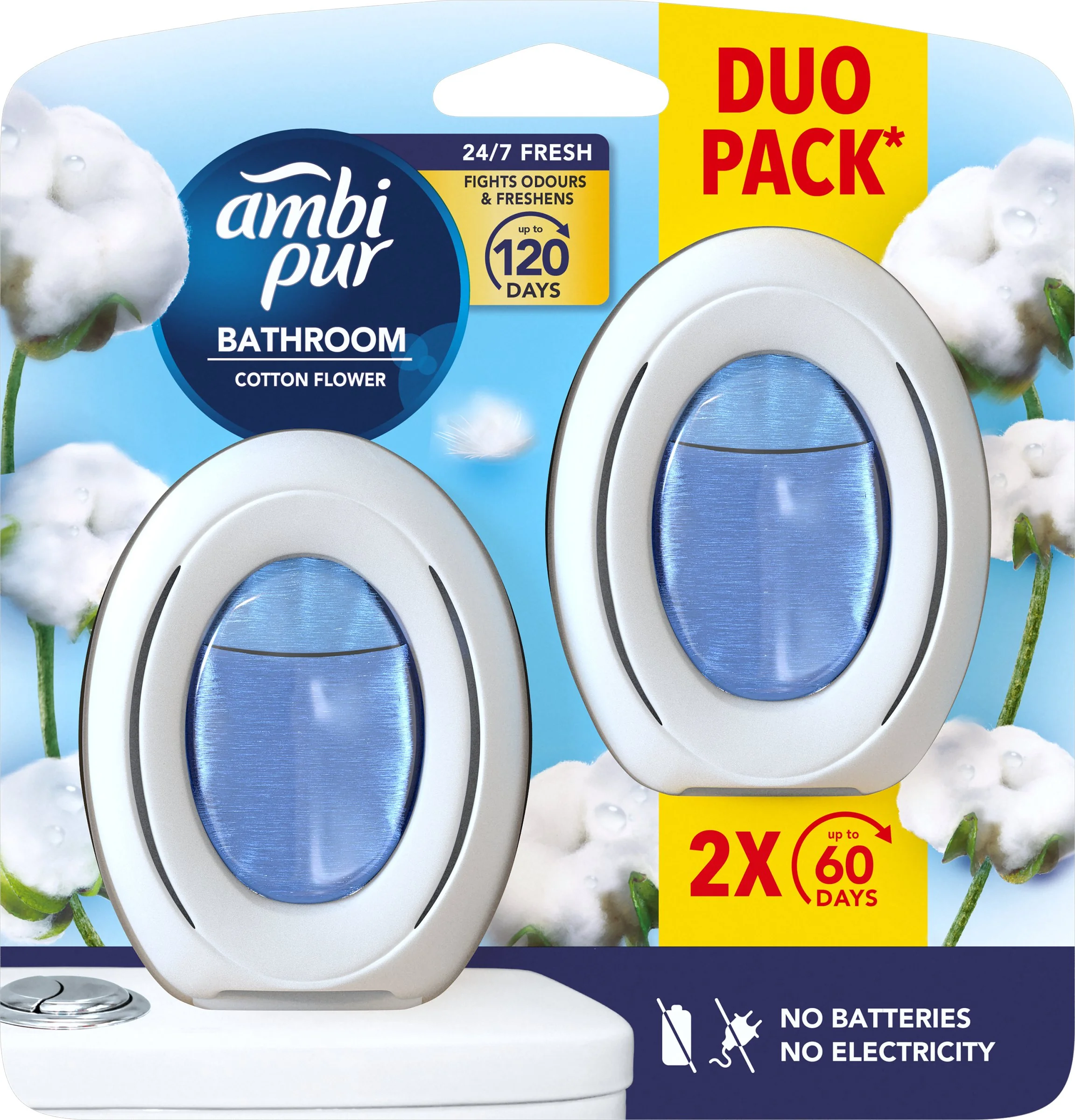 Ambi Pur Merlion DUO 2 x 8ml Cotton flower