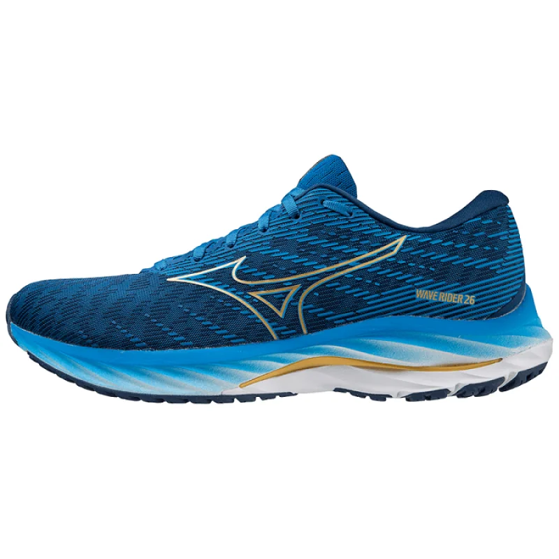 Mizuno Wave Rider 26 Pánska bežecká obuv, modrá, veľ. 45 92049-45