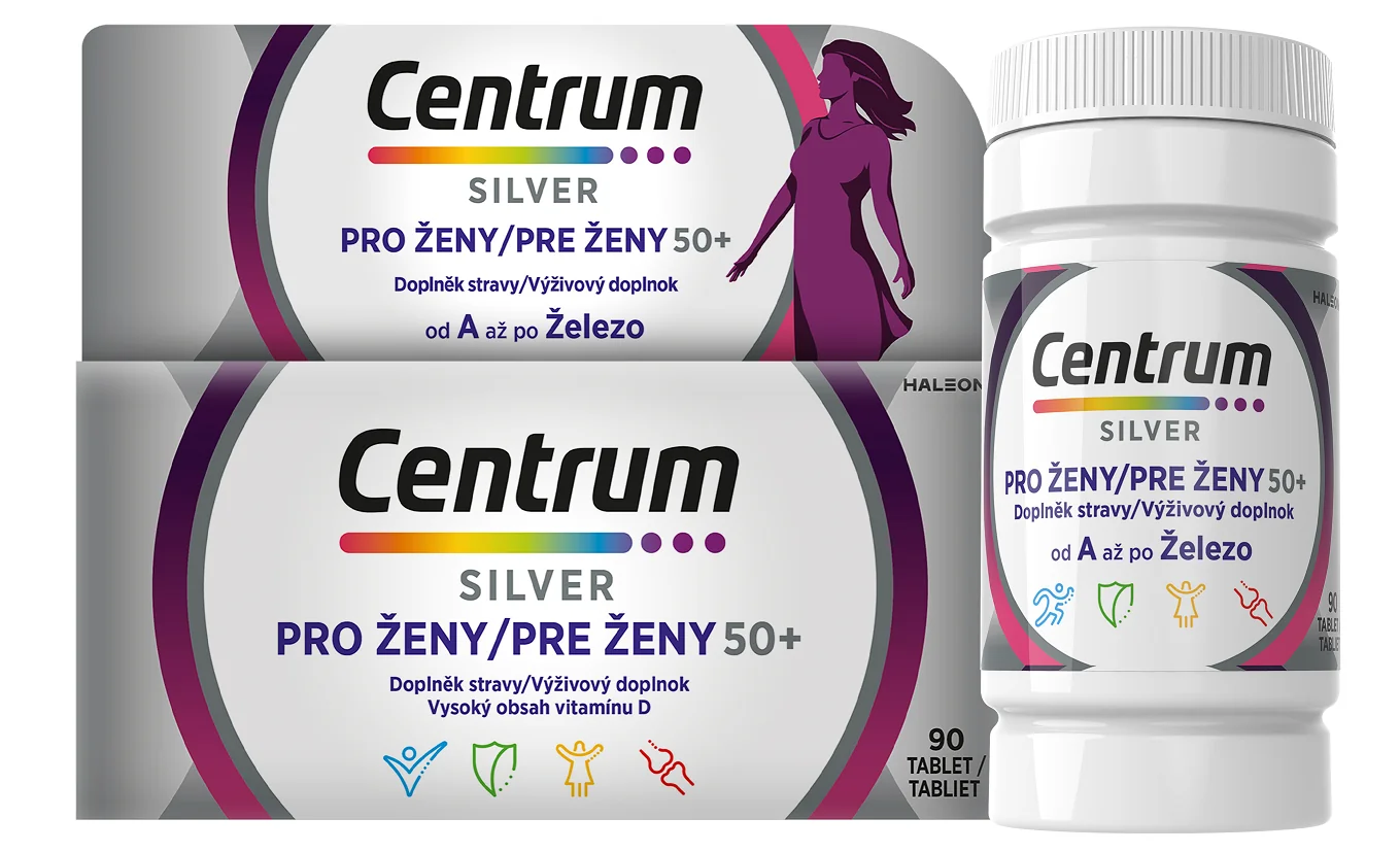 CENTRUM Silver pre ženy 50+, 90 tabliet