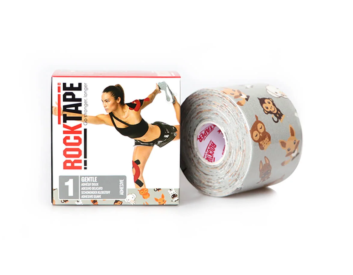 RockTape pre citlivú pokožku 5cm x 5m biela