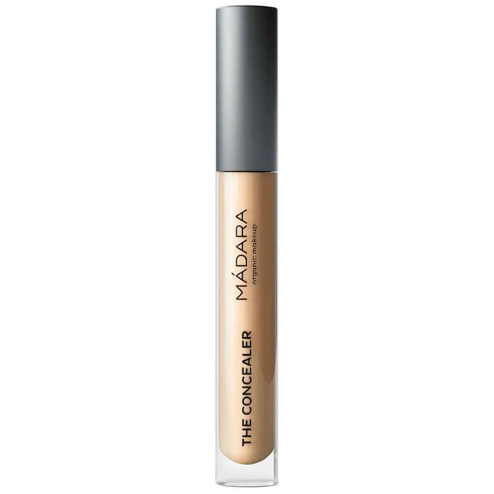 MÁDARA THE CONCEALER Rozjasňujúci korektor Honey 1×4 ml, prírodný korektor na tvár