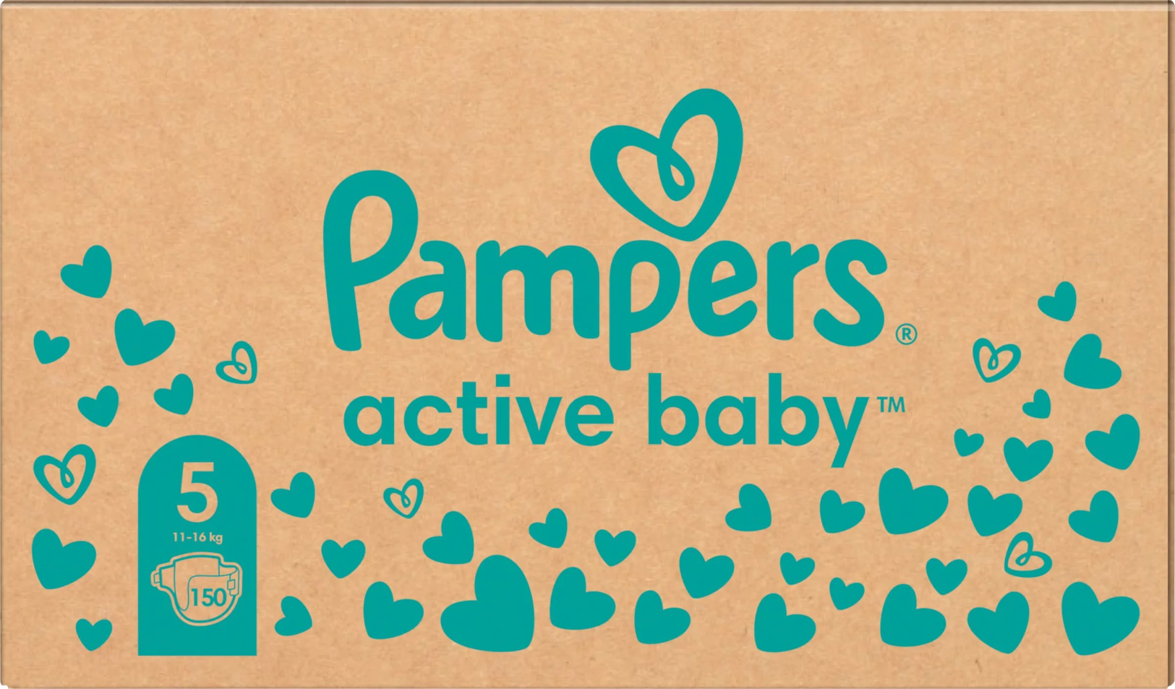 Pampers Plienky S5 Active Baby mesačné balenie (11 - 16 kg)