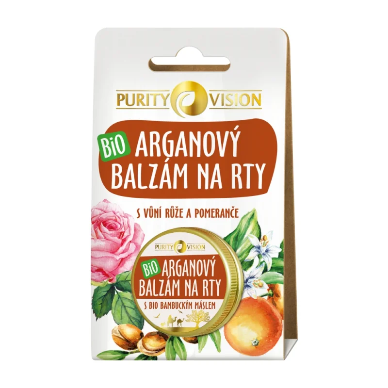 Purity Vision Bio Arganovy Balzam Na Pery 12ml