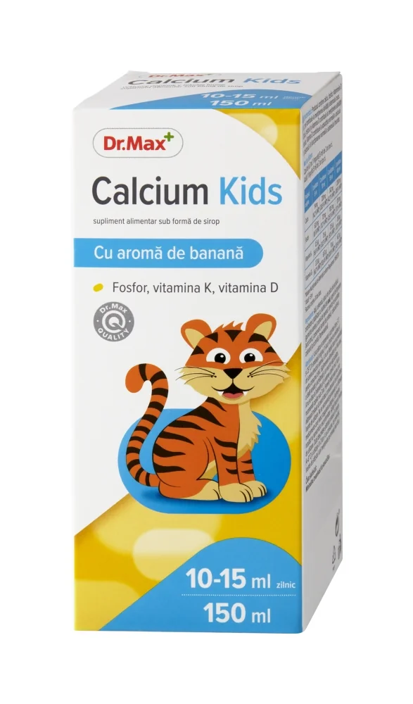 Dr. Max Calcium Kids 1×150 ml, výživový doplnok pre deti