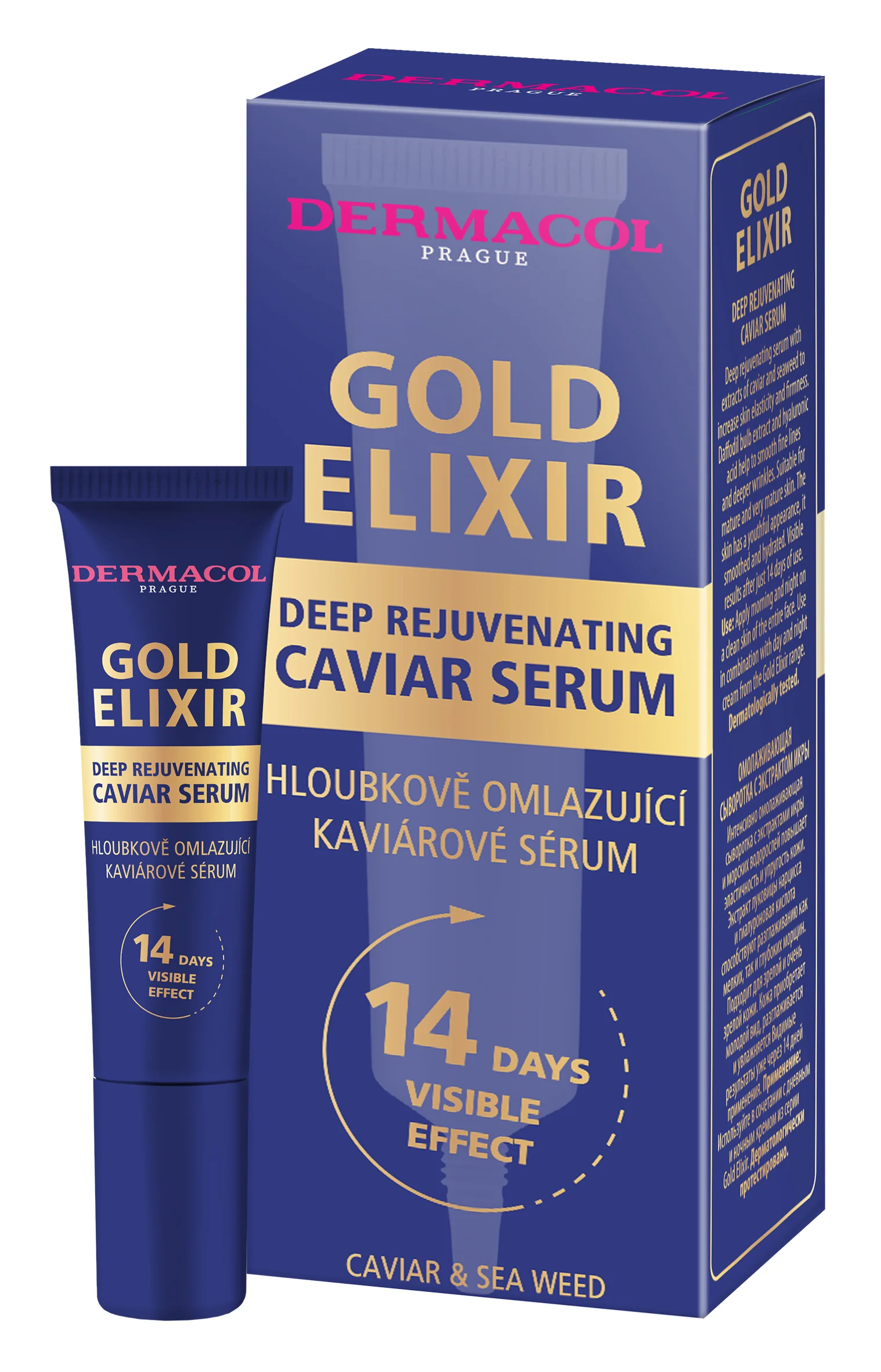 Dermacol Gold elixír pleťové sérum