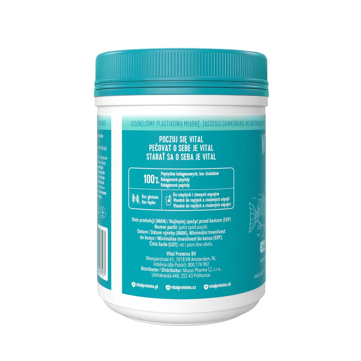 Vital Proteins Marine Collagen morský kolagén v prášku 221g 1×221 g, produkt s obsahom kolagénu