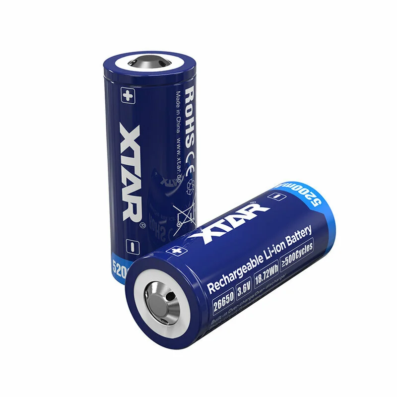 XTAR 26650 lítium-iónová batéria 3,6V 7A 1ks (6952918341604) 