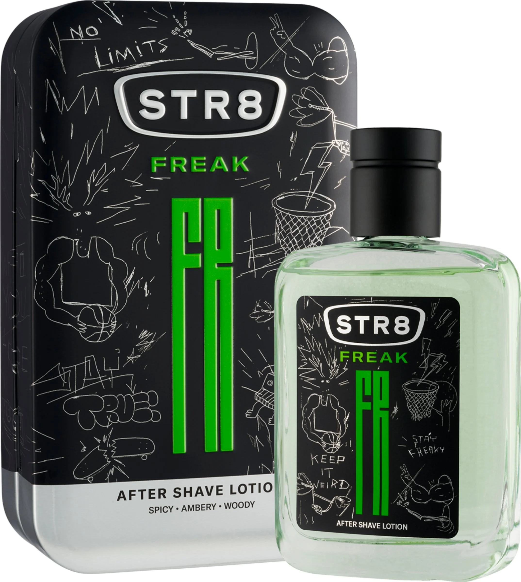 Str8 Fr34k Voda Po Holeni 100ml 1×100 ml, voda po holení