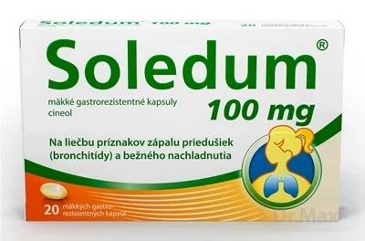 Soledum 100 mg mäkké gastrorezistentné kapsuly