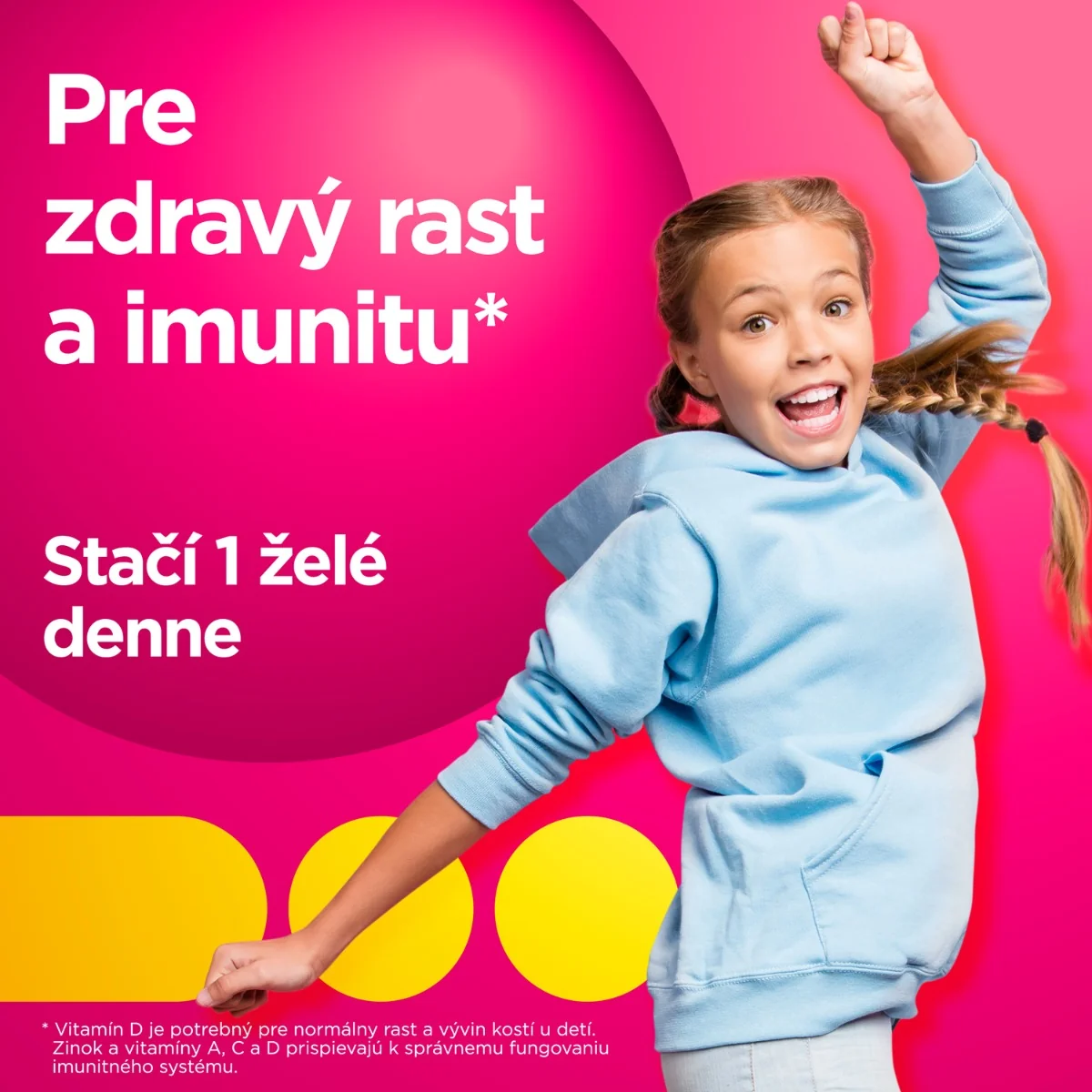 Centrum Kids Gummies Malina a jahoda multivitamín pre deti od 3 rokov, 60 želé 1×60 ks, multivitamín pre deti