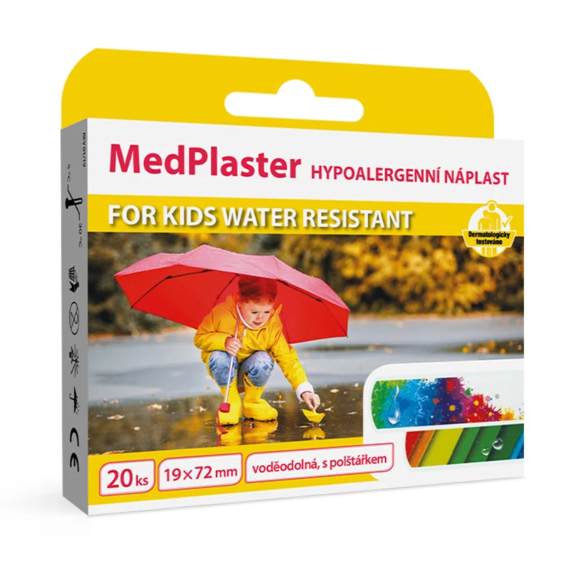 MedPlaster Náplasť FOR KIDS WATER RESISTANT