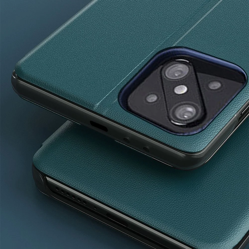 MG Eco Leather View knižkové puzdro na Xiaomi Mi 11 modré