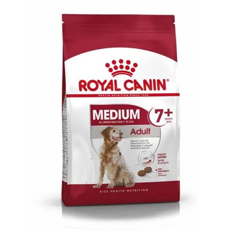 ROYAL CANIN SHN MEDIUM ADULT 7+ 4kg -pre psov stredných plemien starších ako 7 rokov