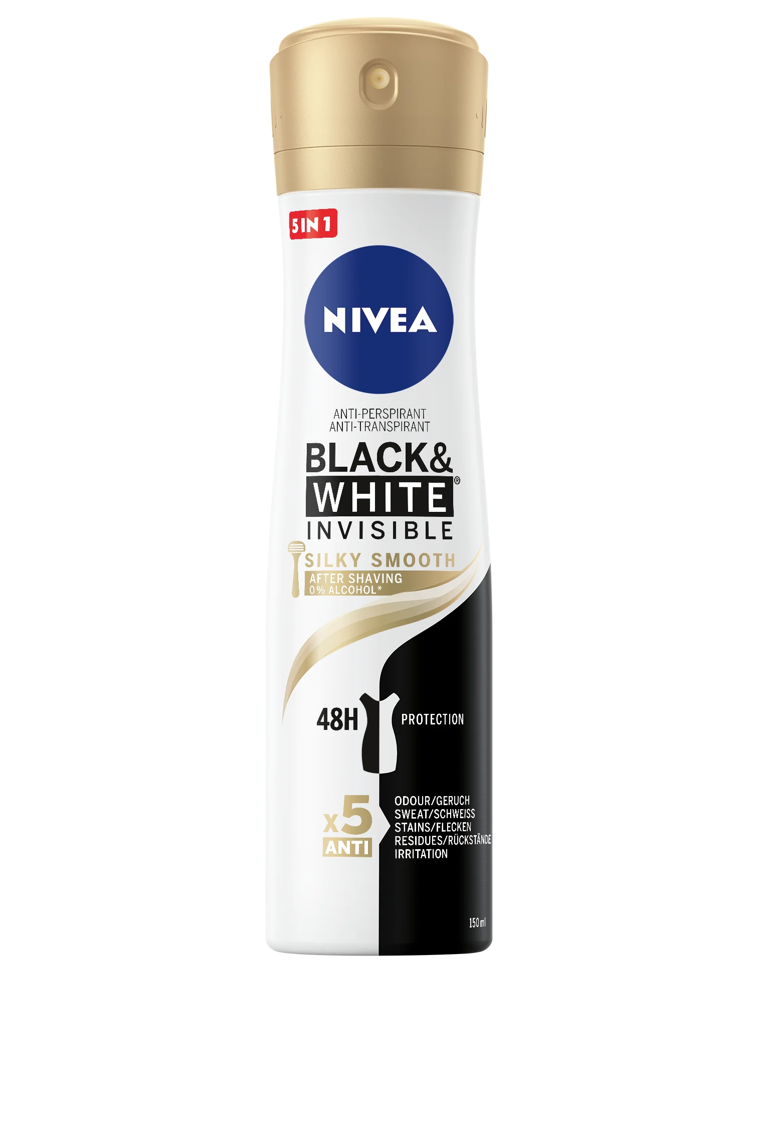 NIVEA Anti-perspirant BLACK & WHITE Silky Smooth