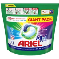 Ariel All-in-1 PODS Color, Gélové Kapsuly Na Pranie, 72 Praní