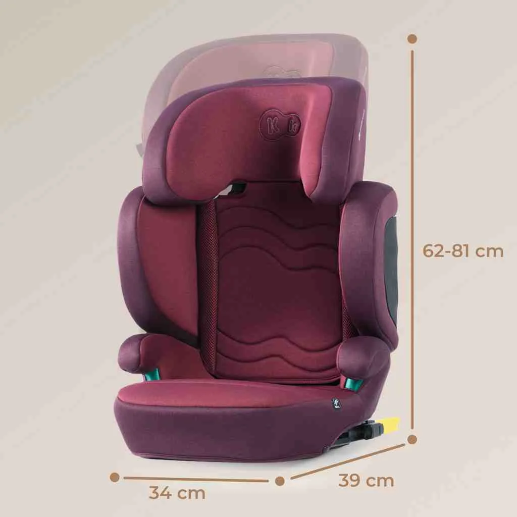 KINDERKRAFT SELECT Autosedačka i-Size XPAND 2 i-Size 100-150 cm Cherry Pearl, Premium 1×1 ks, autosedačka