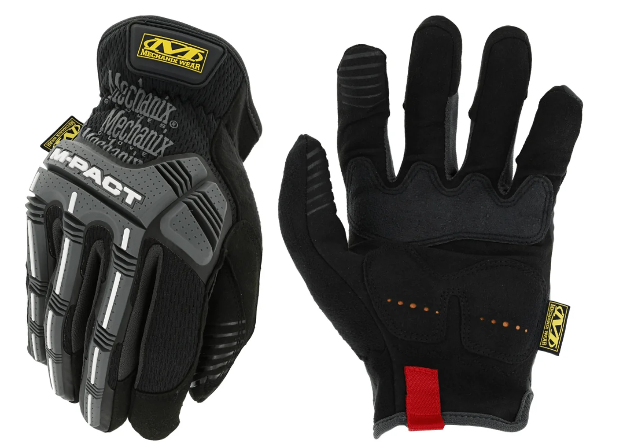 Mechanix M-Pact Open Cuff pracovné rukavice XXL (MPC-58-012) čierna/sivá 