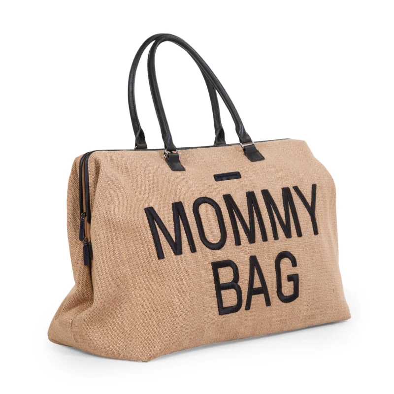 CHILDHOME - Prebaľovacia taška Mommy Bag RAFFIA LOOK 