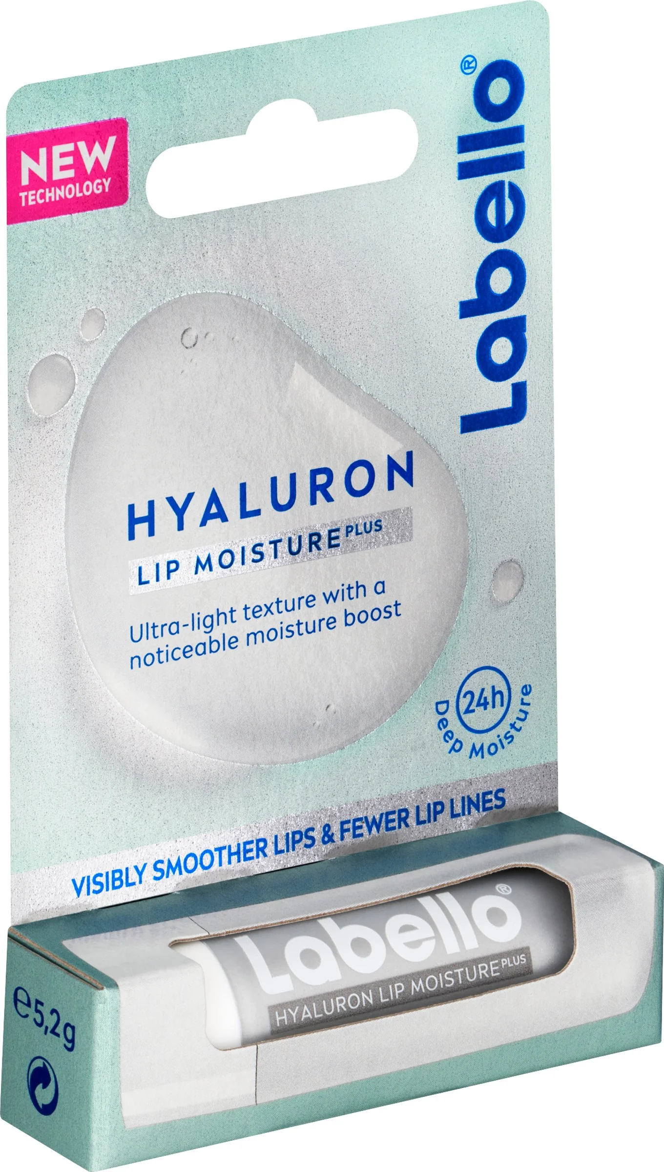 Labello Hyaluron Lip Moisture Plus 1×5,2 g, balzam na pery