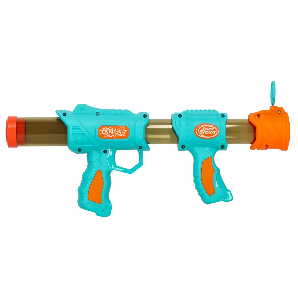 MG Air Popper Nerf 2in1 guľová pištol s nábojmi, modrá 