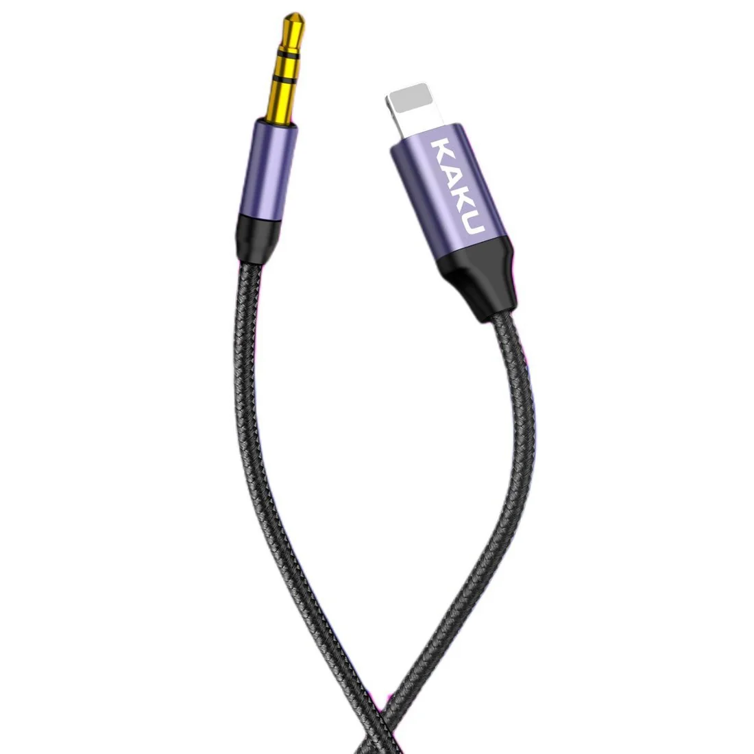 KAKU KSC-427 audio kábel Lightning / 3.5mm jack 1m, čierny 