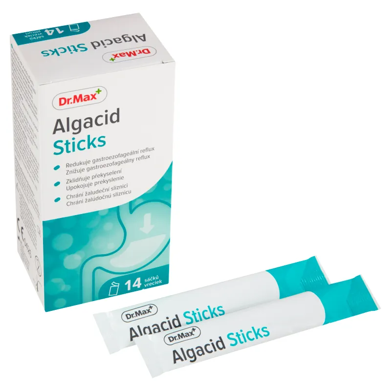 Dr. Max Algacid Sticks 1×14 vreciek, proti žalúdočným ťažkostiam