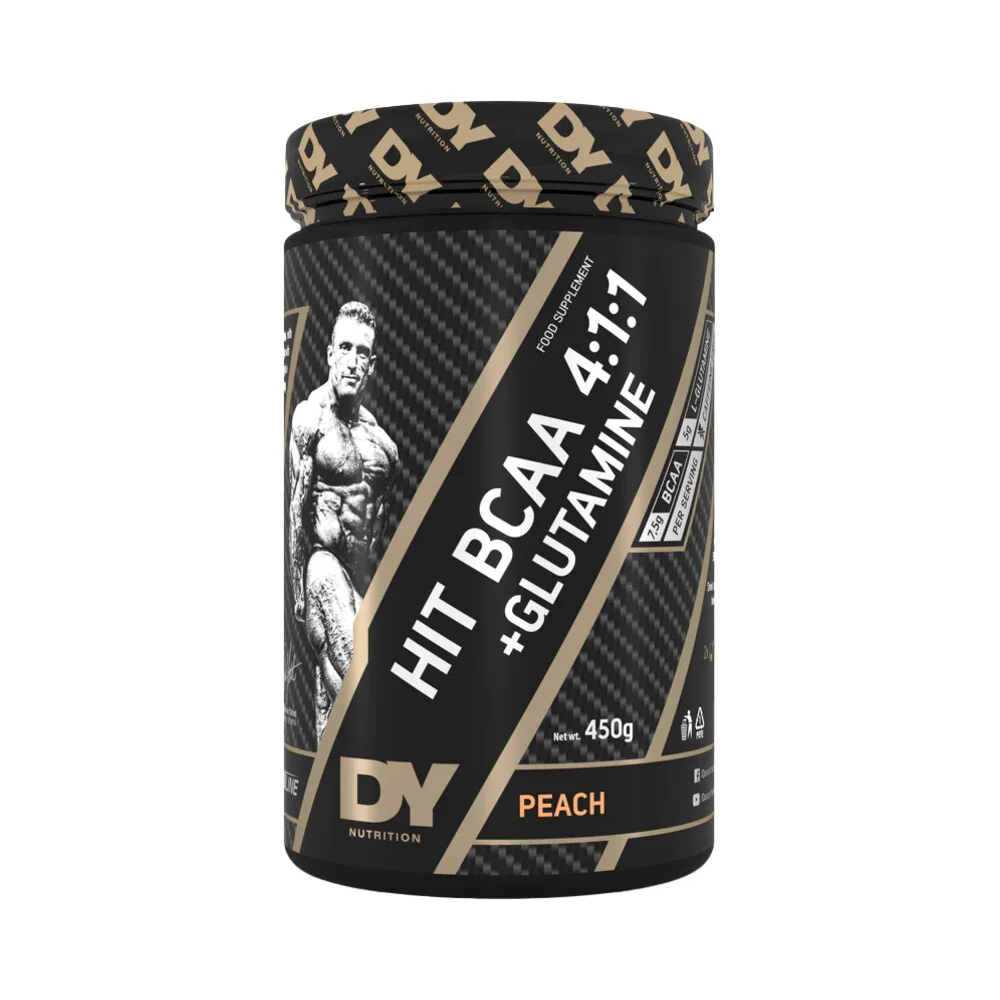 DY Nutrition HIT BCAA 4:1:1 + Glutamine 450 g čerešňa