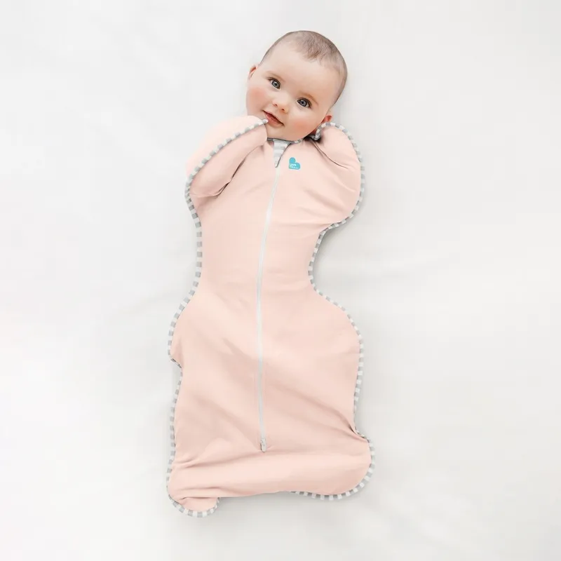 Love To Dream Swaddle UP Lite - Zavinovačka, veľkosť M, light pink, FÁZA 1, 3-6m, 6-8,5kg 1×1 ks