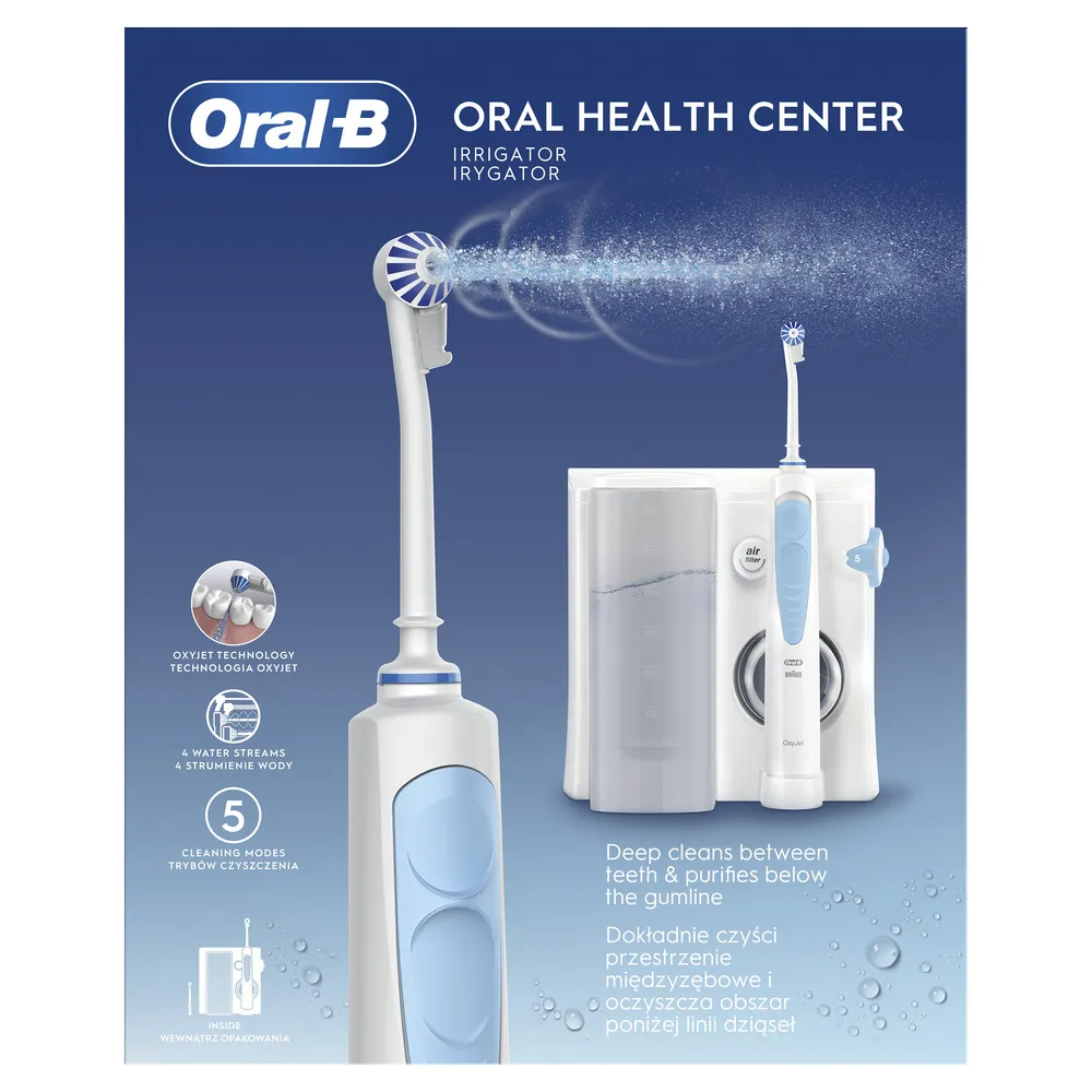 Oral-B Oral health center ústna sprcha + 1NH 1×1 ks, sústna sprcha