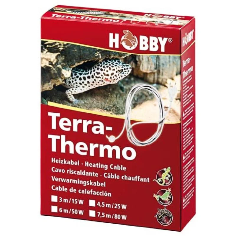 HOBBY Terra-Thermo 50W/6m ohrievací kábel do terária 