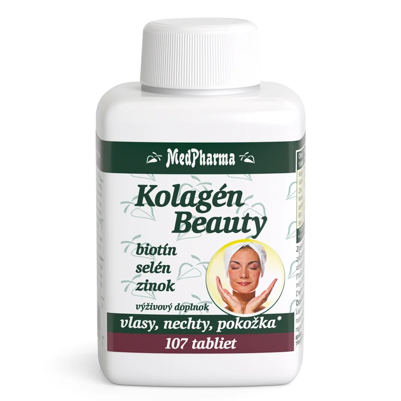 MedPharma Kolagén Beauty – biotín, selén, zinok