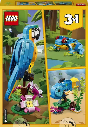 LEGO® Creator 3 v 1 31136 Exotický papagáj 1×1 ks, lego stavebnica