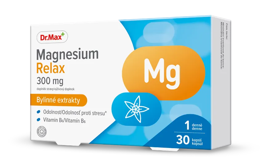 Dr. Max Magnesium Relax 1×30 cps, výživový doplnok