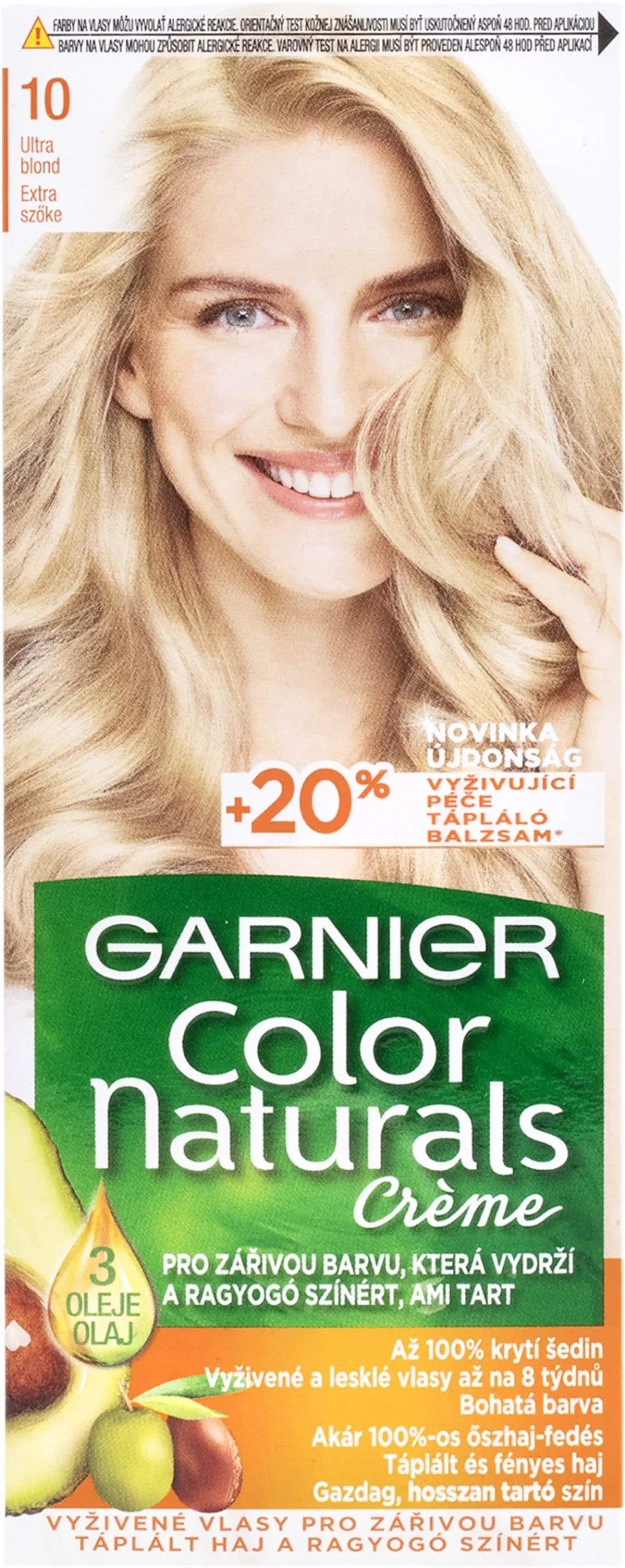 GARNIER Color Naturals CN 10 - veľmi svetlá blond