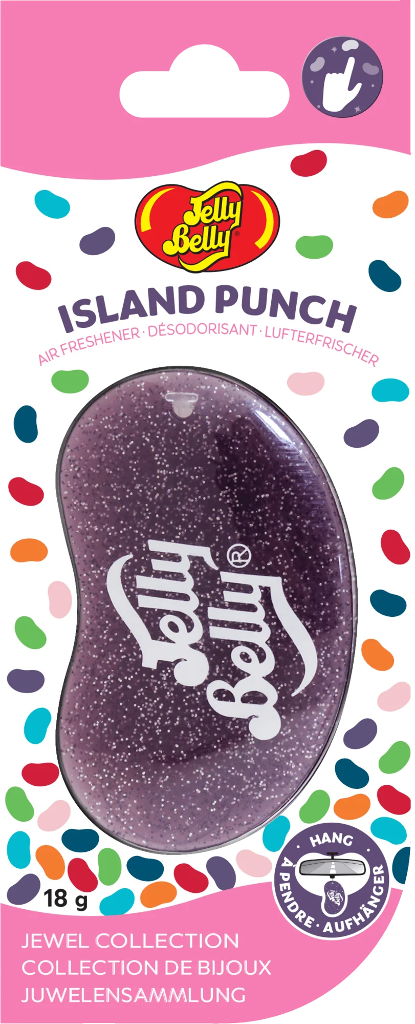 E303723401 Jelly Belly 3D Island Punch závesný osviežovač vzduchu, ovocie 