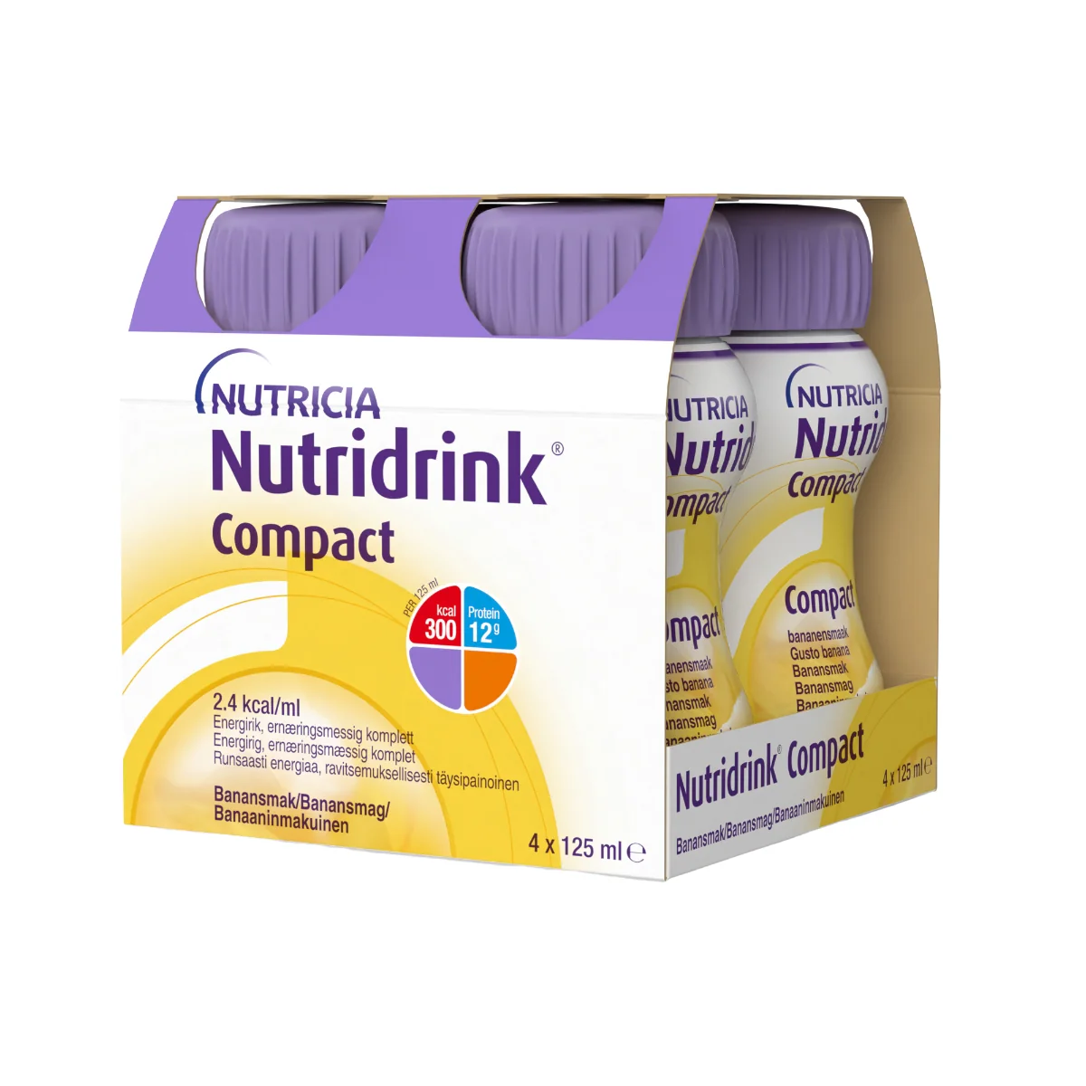 Nutridrink Compact s banánovou príchuťou