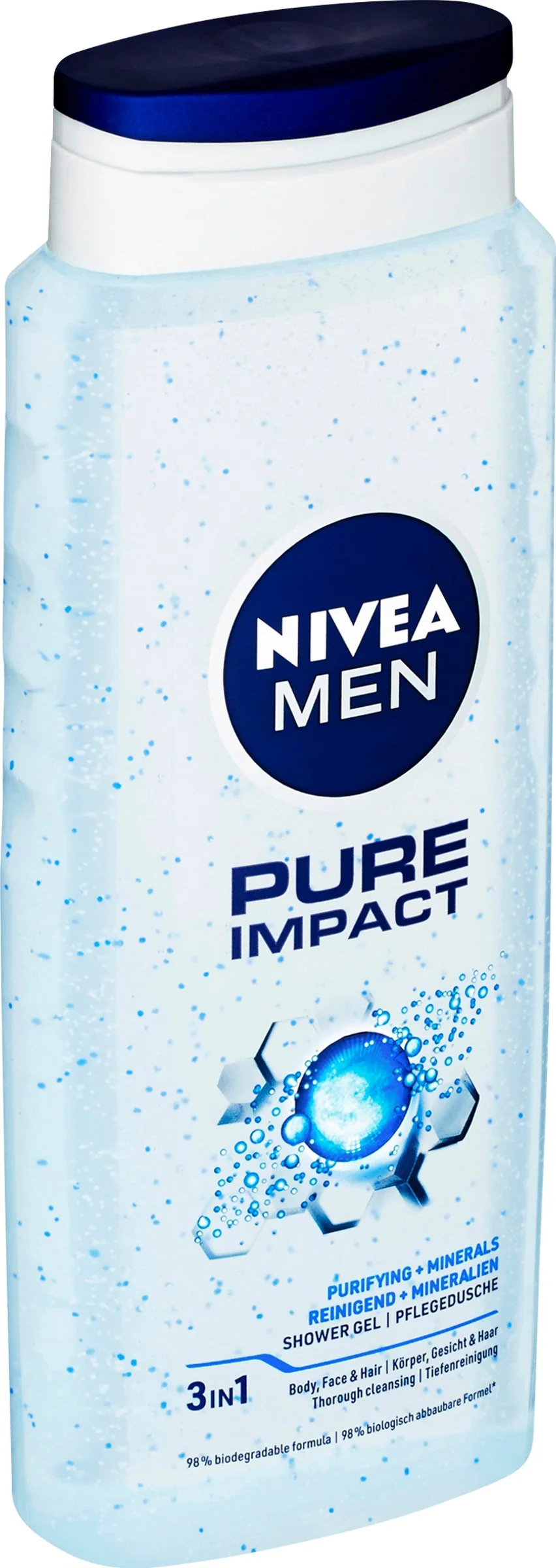 NIVEA Men Sprchovací gél Pure Impact 500ml 1×500 ml, sprchovací gél